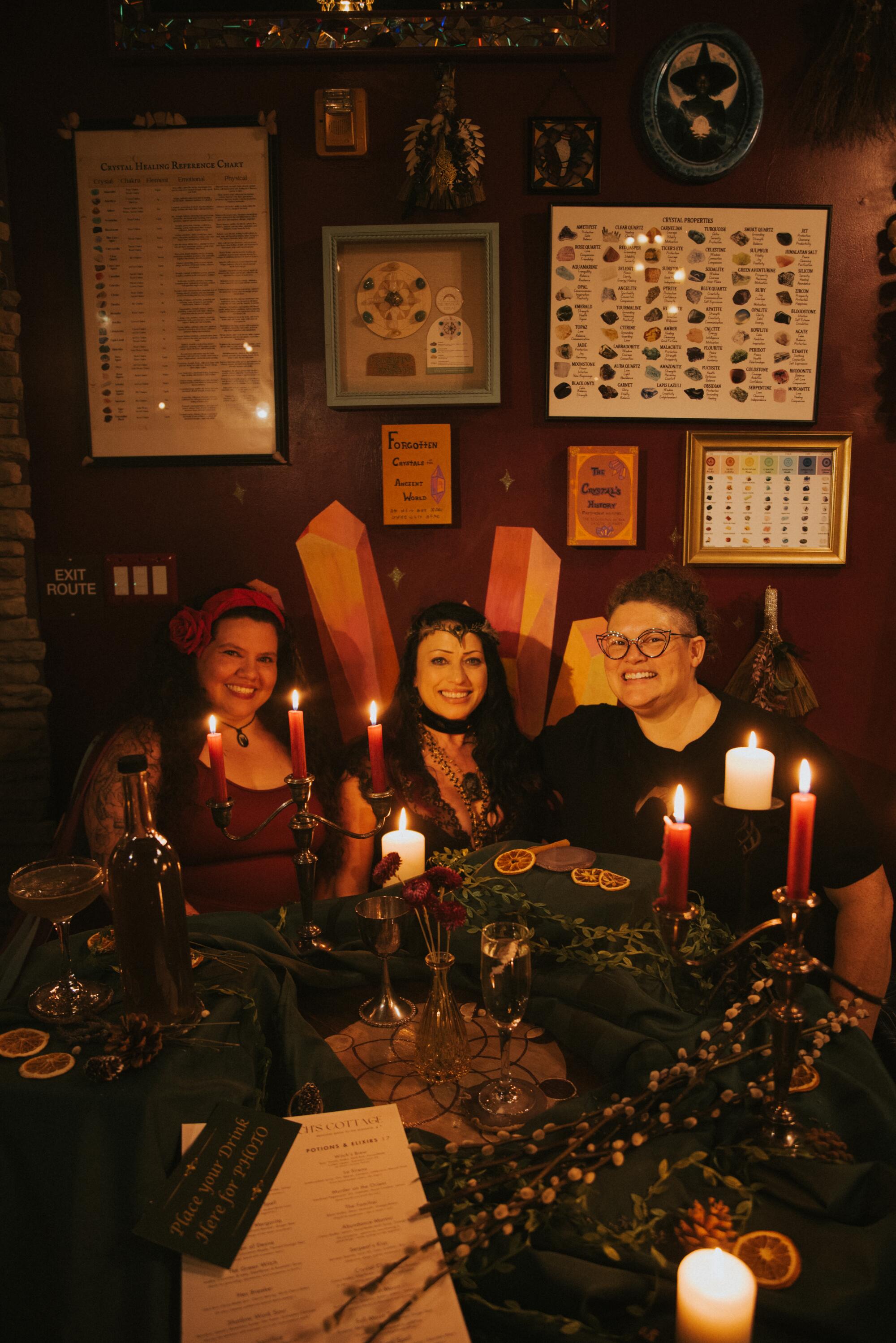 Celina Lee Surniak, Ana Lovelis, and Danielle Ozymandias