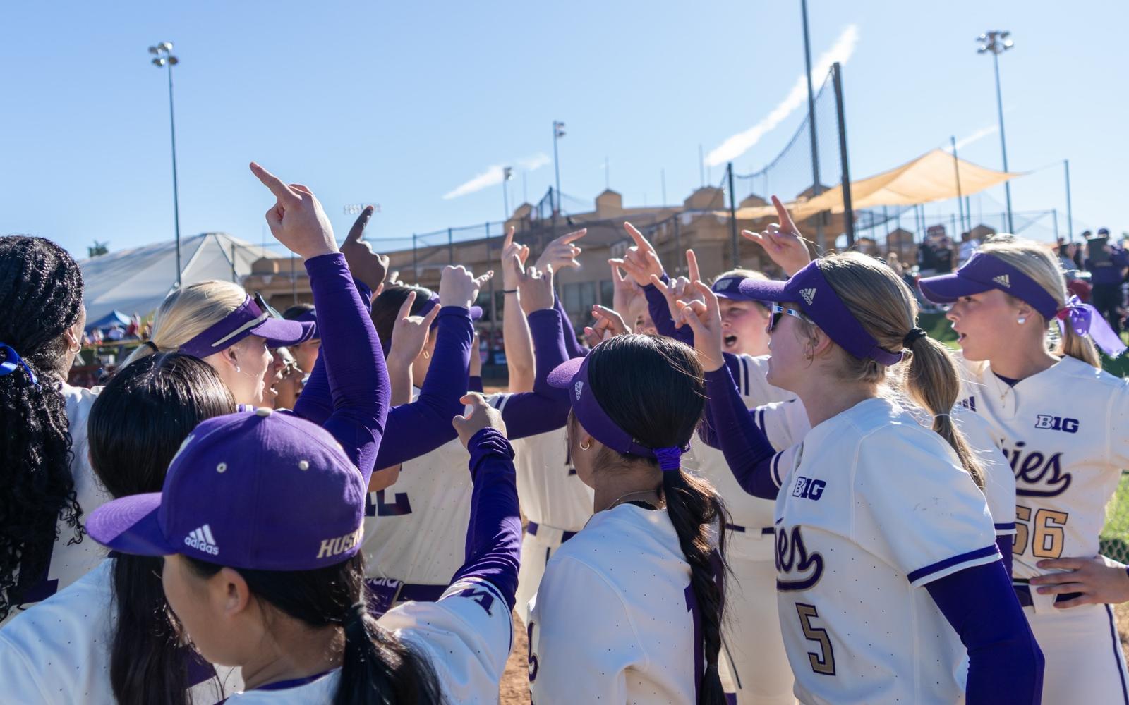 UW softball at Mary Nutter Classic vs. Oklahoma