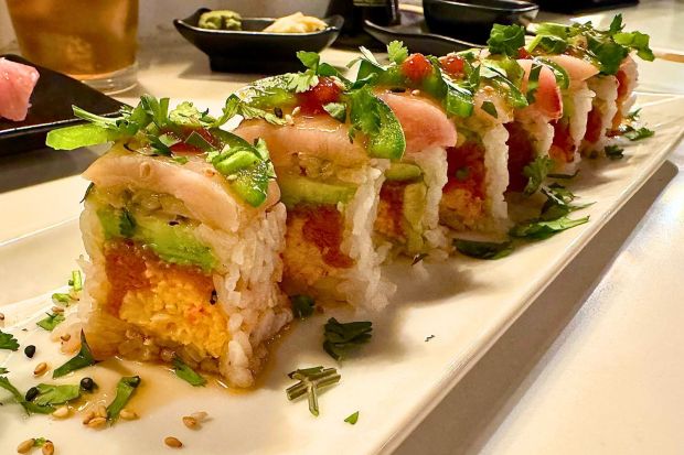 The Ocean Zest roll at Muse Sushi House in Laguna Niguel. (Photo by Brock Keeling, Orange County Register/SCNG)