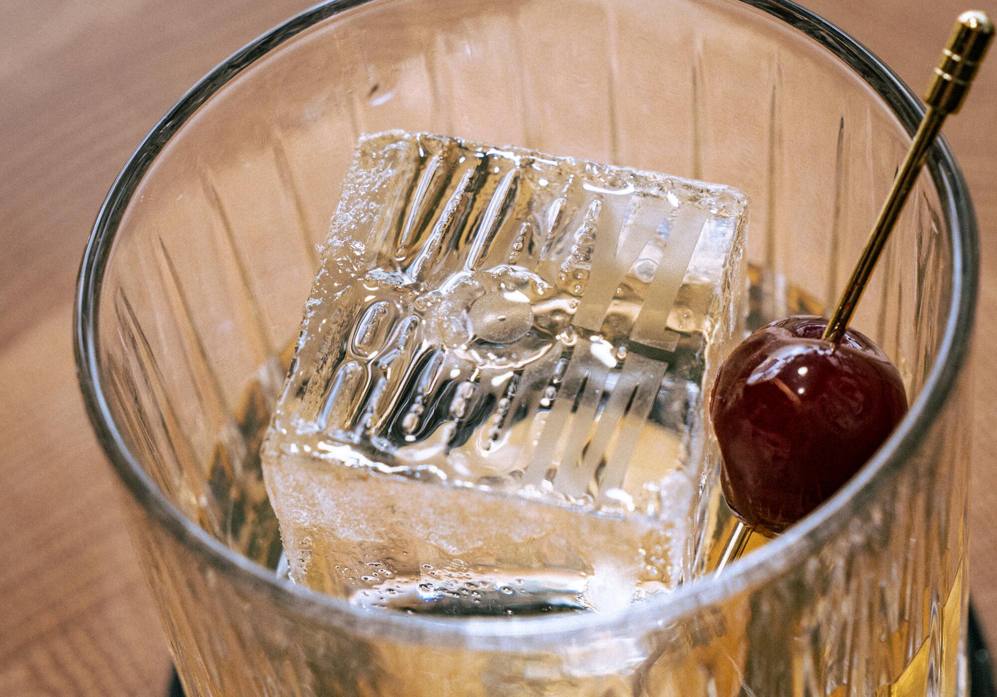 Vinyl Room's old-fashioned is made with Nikka Yoichi whisky, which is made in Japan.