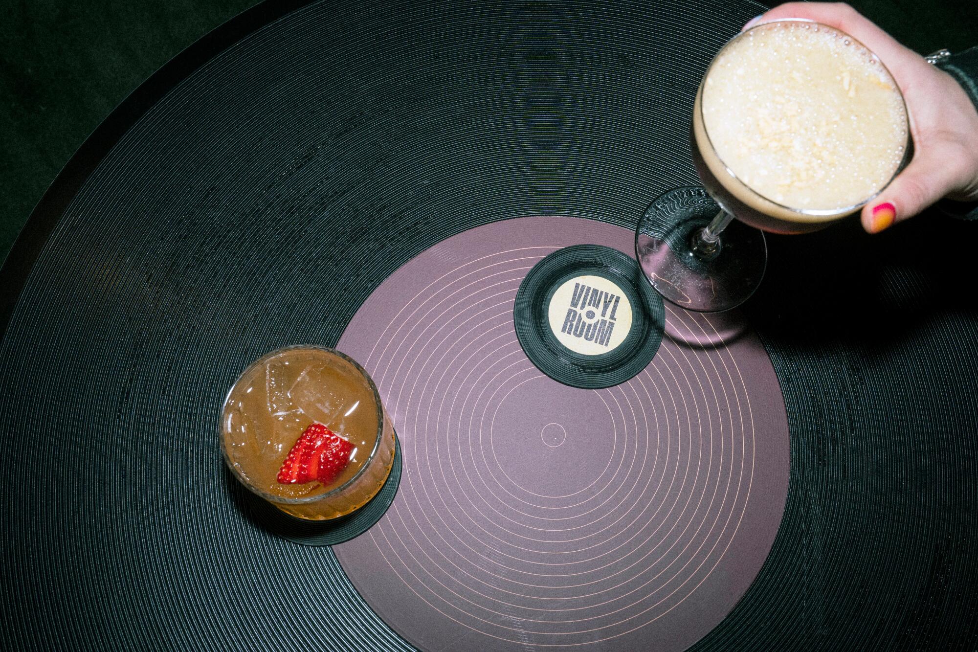 Cocktails at Vinyl Room