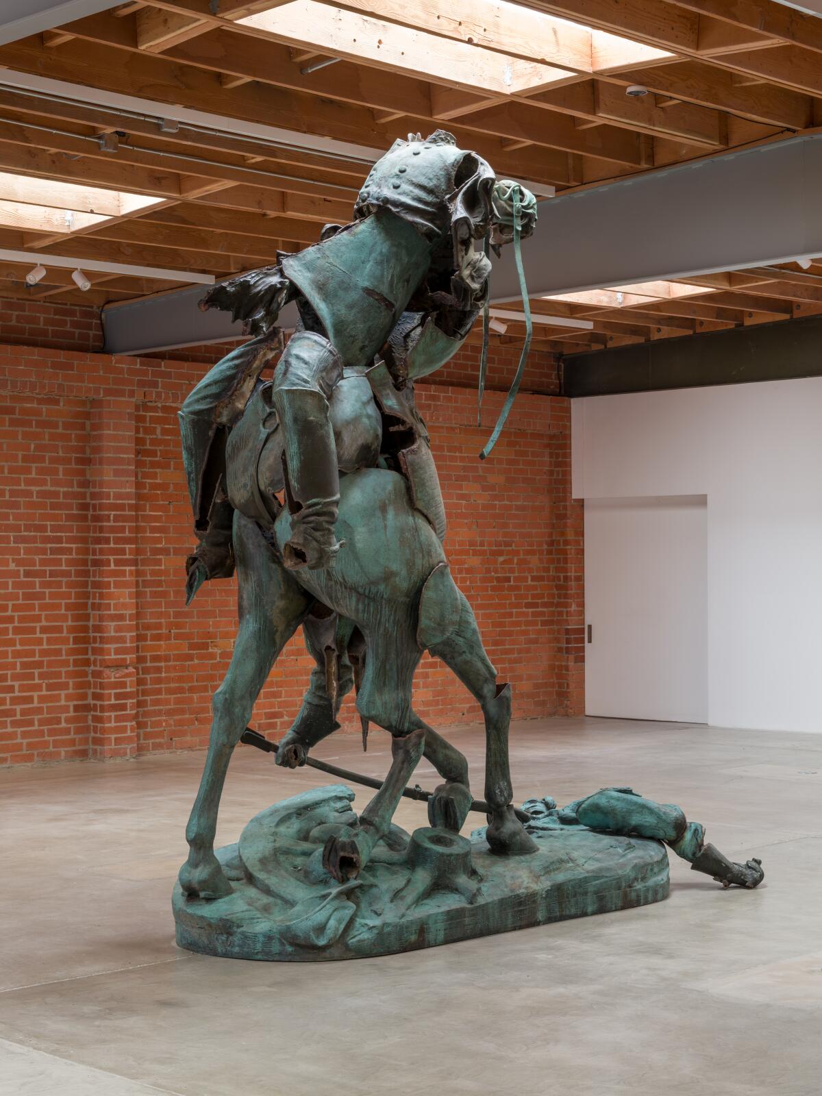 Kara Walker, "Unmanned Drone," 2024, bronze