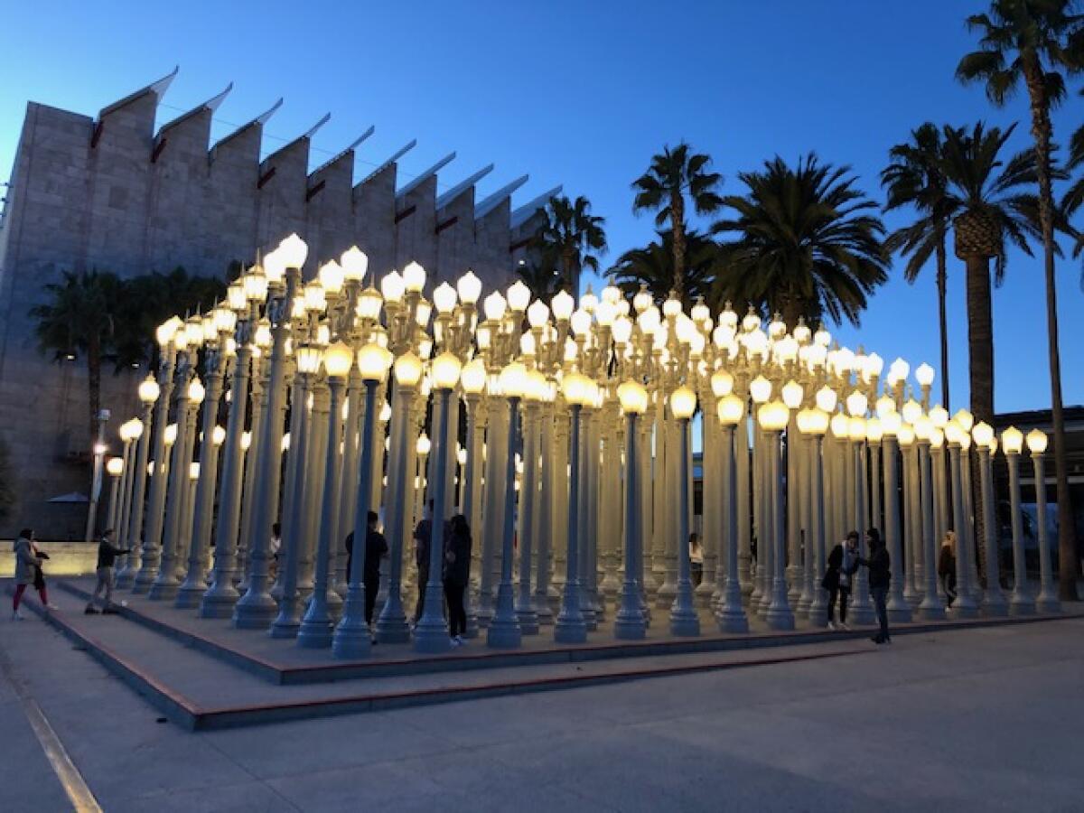 Urban Light at LACMA
