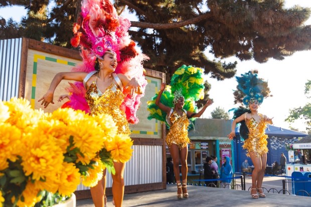 Brazilian dancers during the Seven Seas Food Festival at SeaWorld San Diego. (Courtesy of SeaWorld)