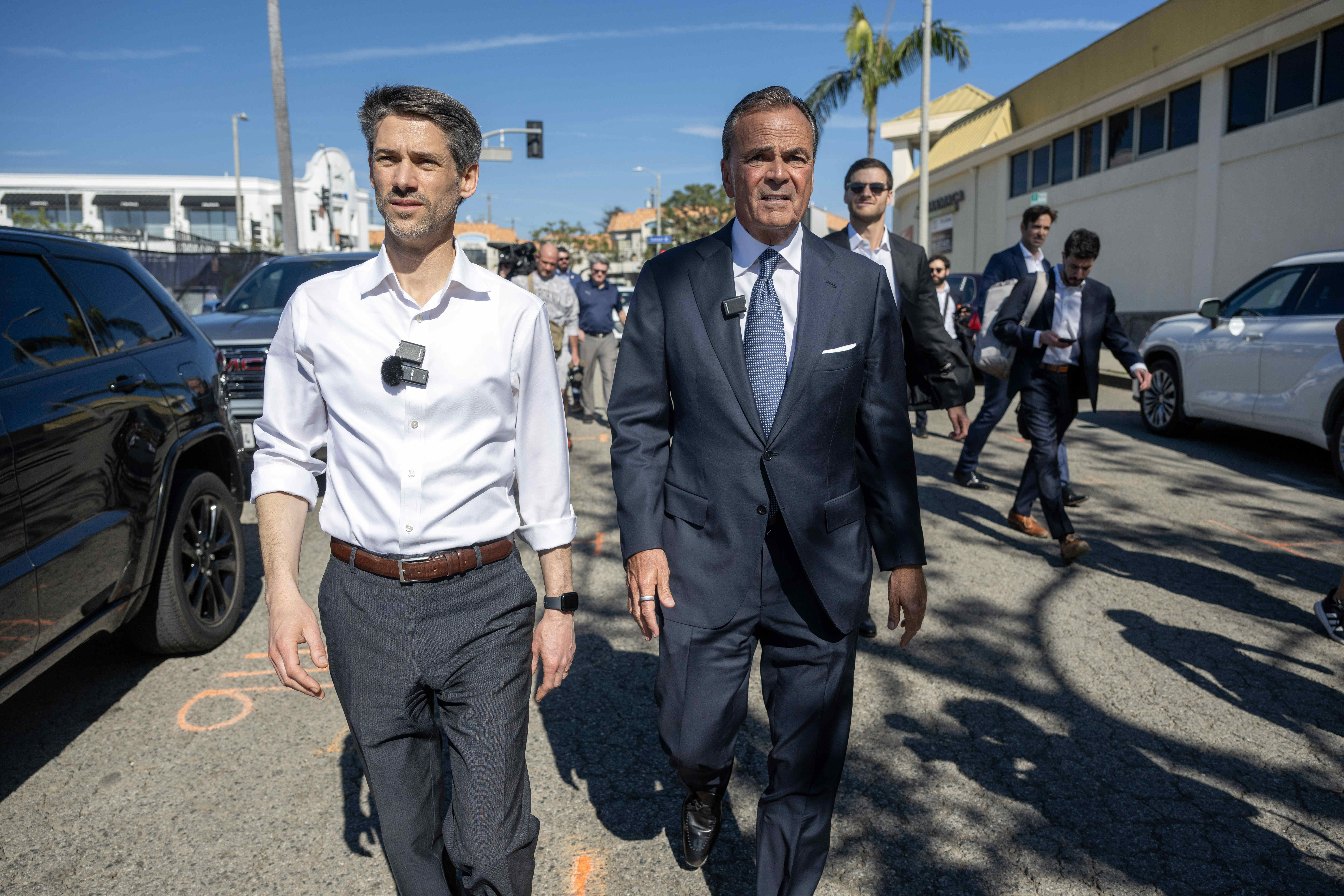California gubernatorial candidate and San Jose Mayor Matt Mahan, and...