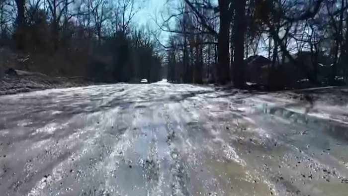 Parents say Oakland County potholes make trip to elementary school dangerous