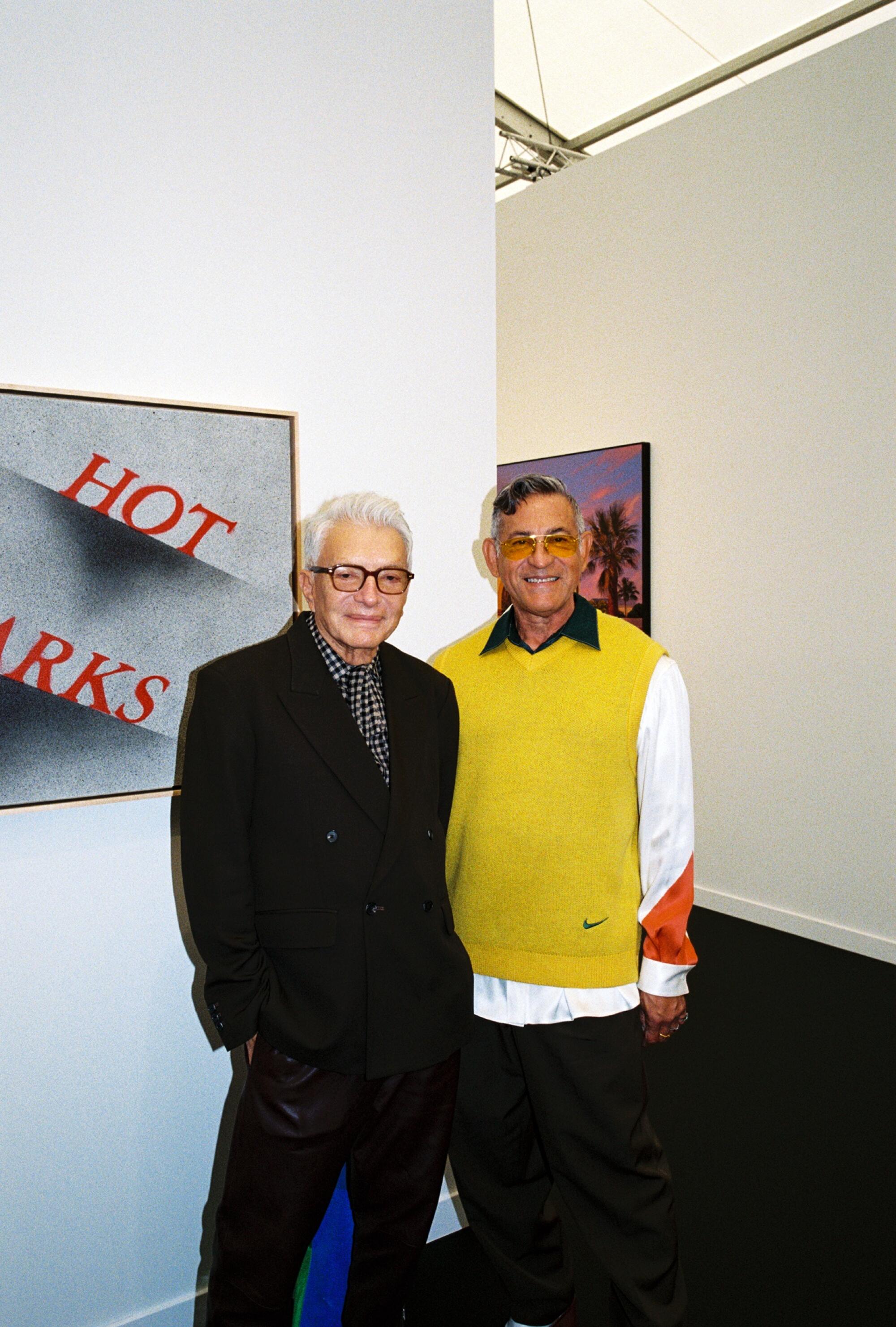 William Escalera, left, and Francisco George