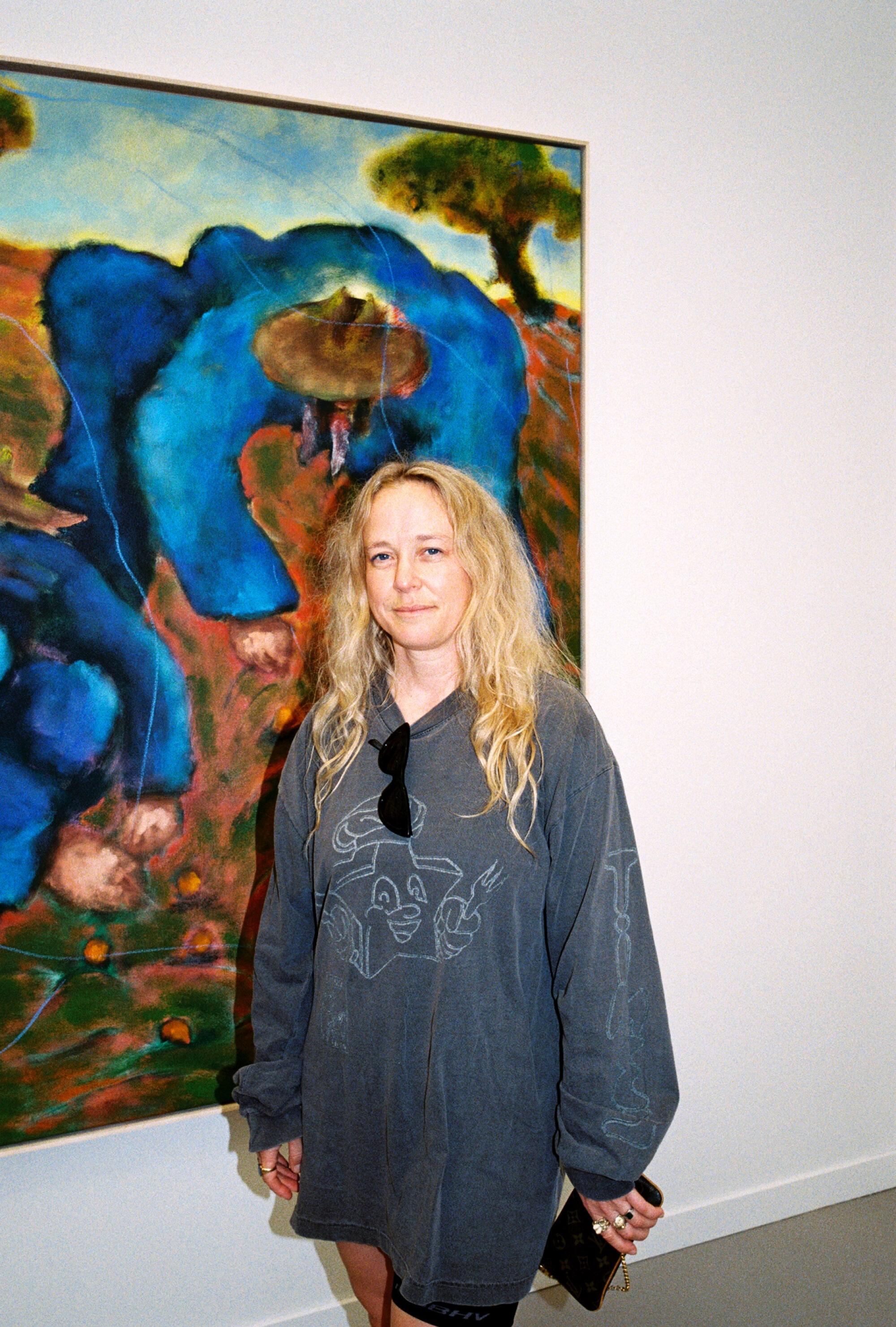 Conny Maier wears a Healthy Boy Band tee and MISBHV biker shorts.