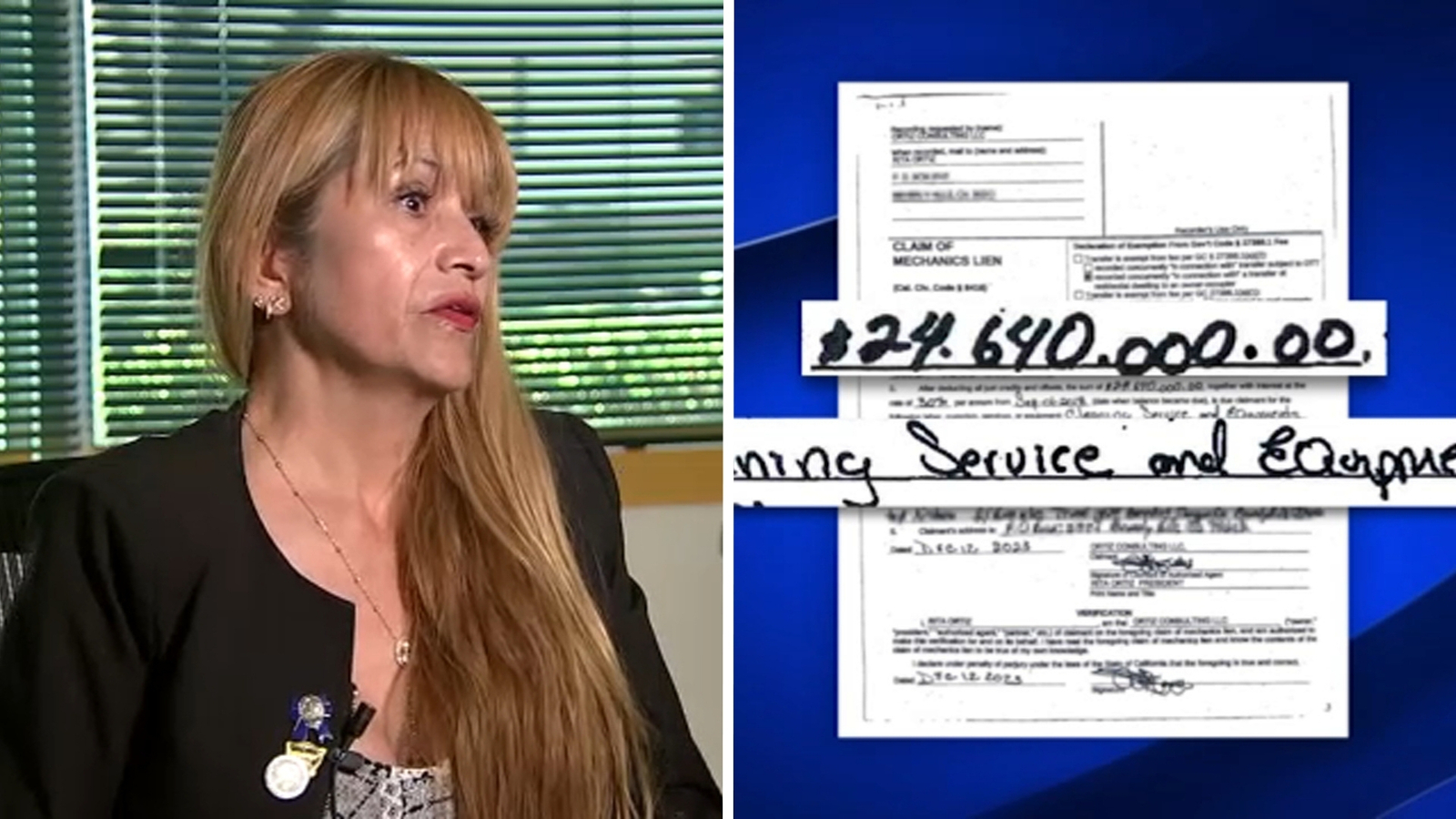 Woman behind multimillion dollar liens in Beverly Hills arrested for filing false documents, LAPD says
