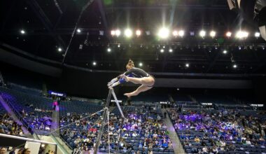 Carly Buell bars celebration