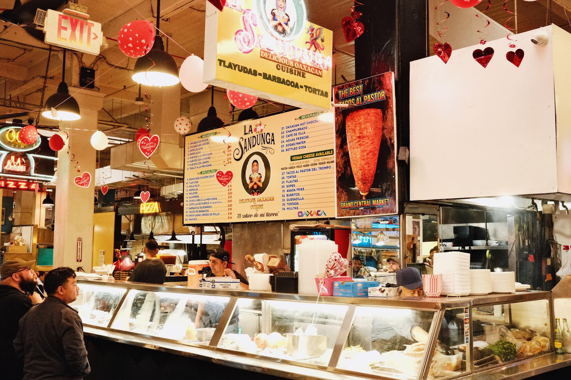 La Sandunga, Grand Central Market's newest vendor, took two months to renovate the former Roast to Go stall.
