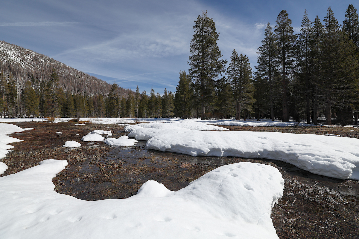 California snowpack grew after February storms, but remains below average