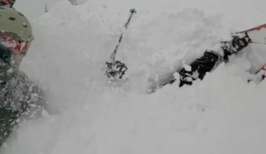 VIDEO: Man buried in avalanche rescued by skiers in dramatic video