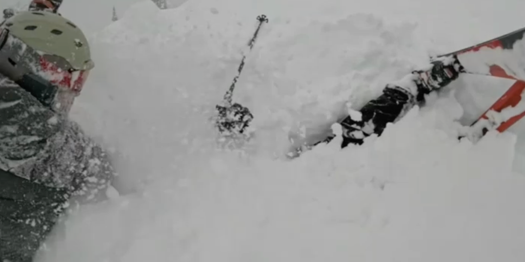 VIDEO: Man buried in avalanche rescued by skiers in dramatic video