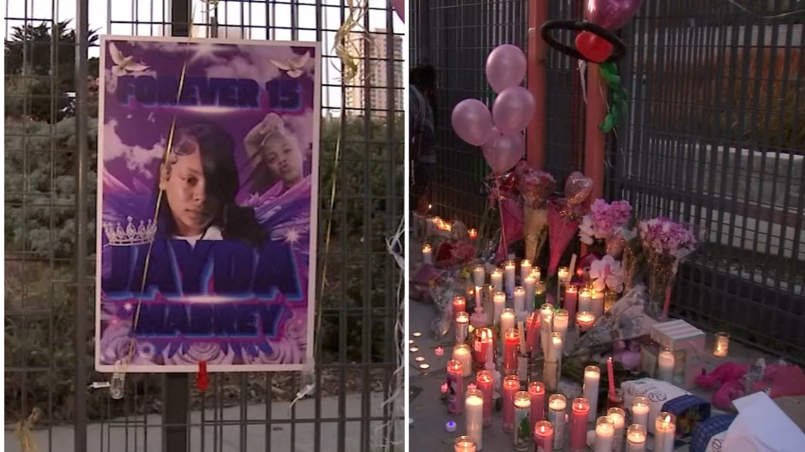 Candlelight vigil held for 15-year-old Jayda Mabrey killed in crossfire of San Francisco shooting