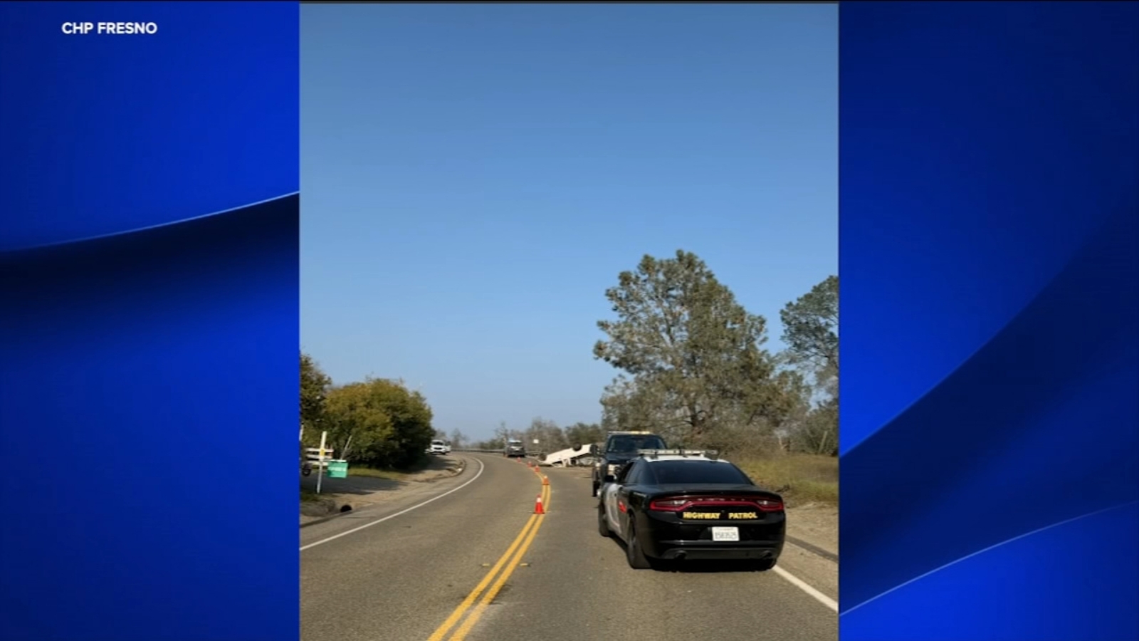 Man killed in solo-vehicle crash in Fresno County, CHP says