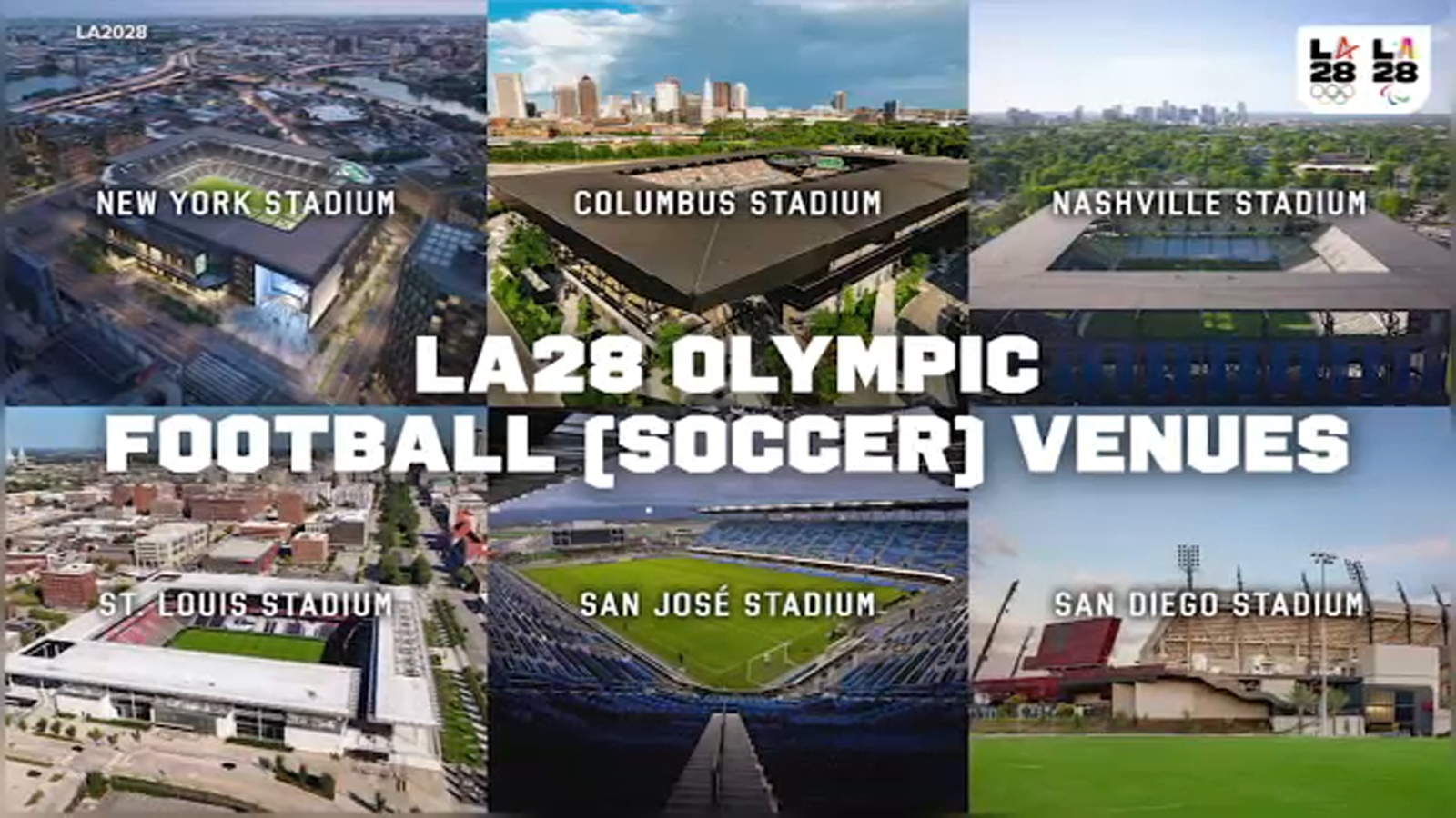 LA28 unveils venues for Olympic soccer tournament matches, but most aren't in California