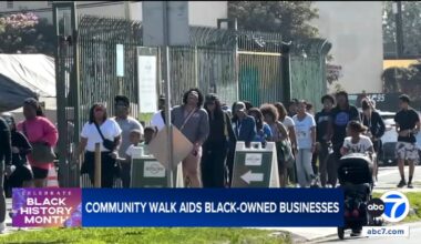 Black Events LA is supporting Black-owned businesses in Los Angeles through monthly community walks