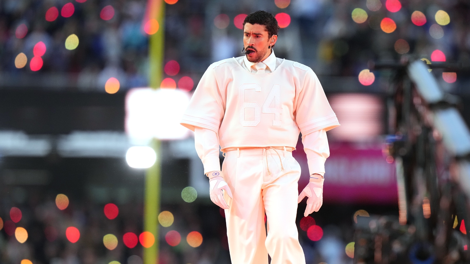 Bad Bunny's Super Bowl halftime show outfit honored his late uncle, a diehard San Francisco 49ers fan