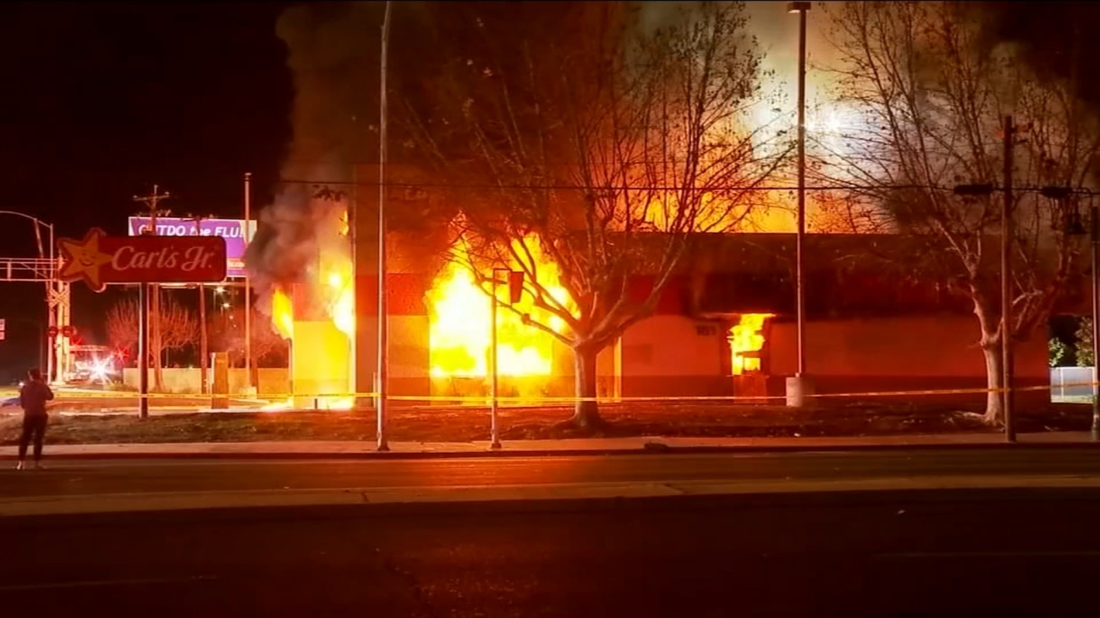 Third fire in three weeks draws firefighters back to central Fresno