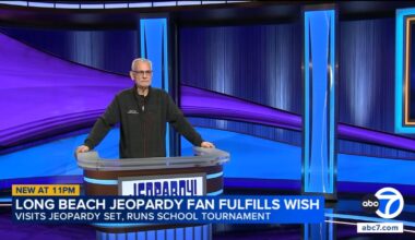 Long Beach man Jim Birge visits set of 'Jeopardy!' in full circle moment