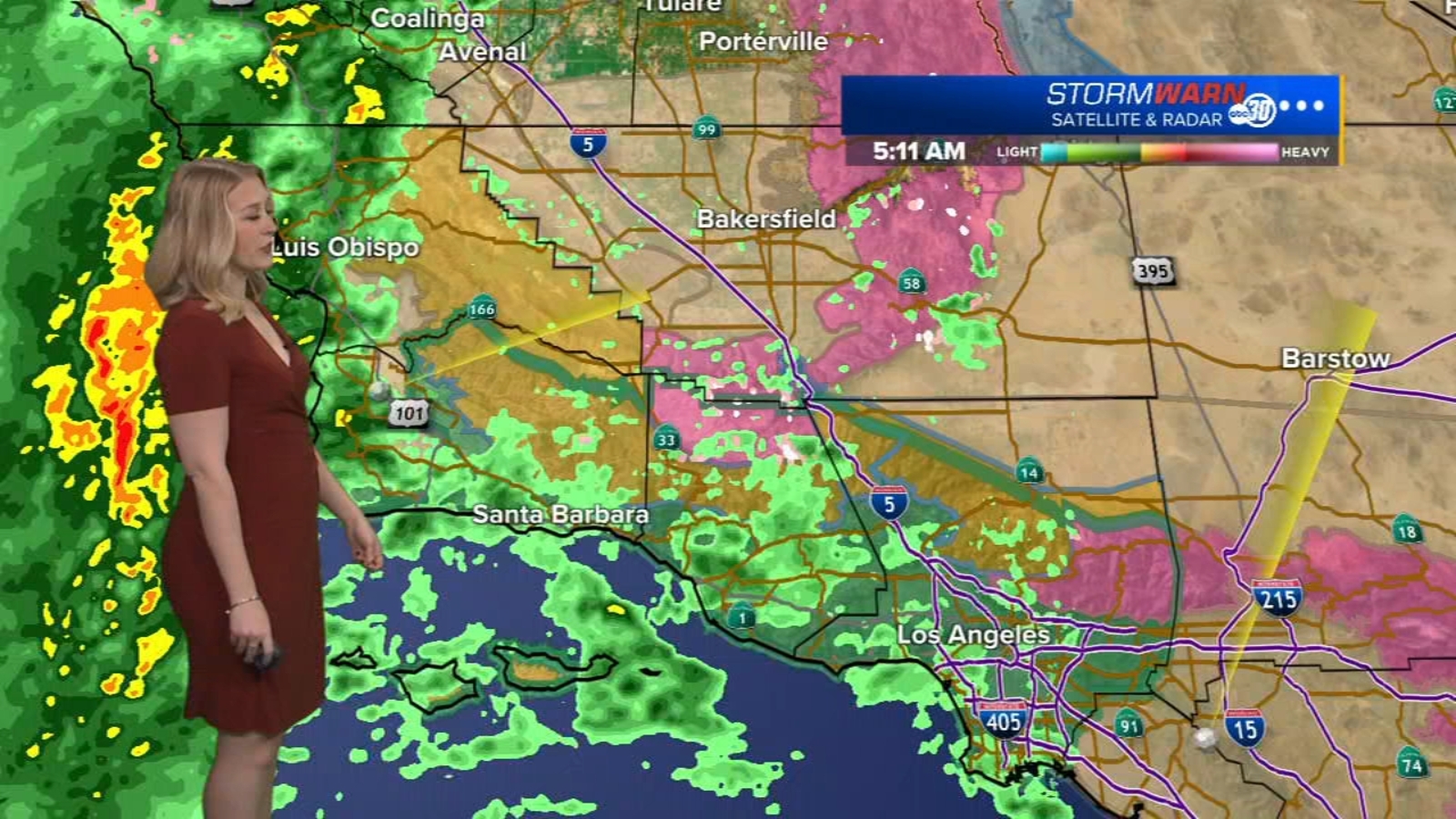 Live updates: Multiple storm systems forecast for Central California this week