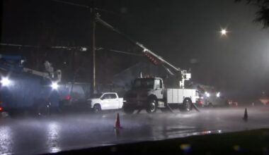 Power outages, road hazards mount as winter storm hits Central Valley