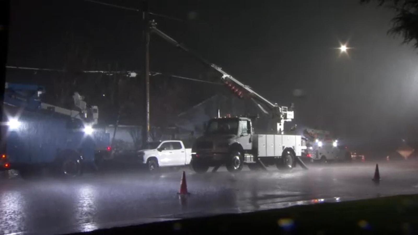 Power outages, road hazards mount as winter storm hits Central Valley