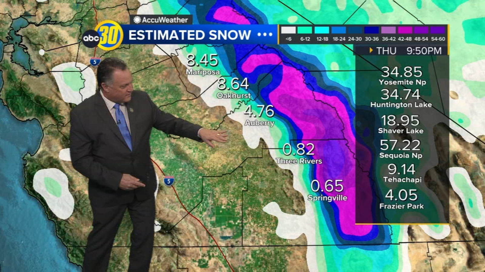 AccuWeather Forecast: 5 p.m. 2/17