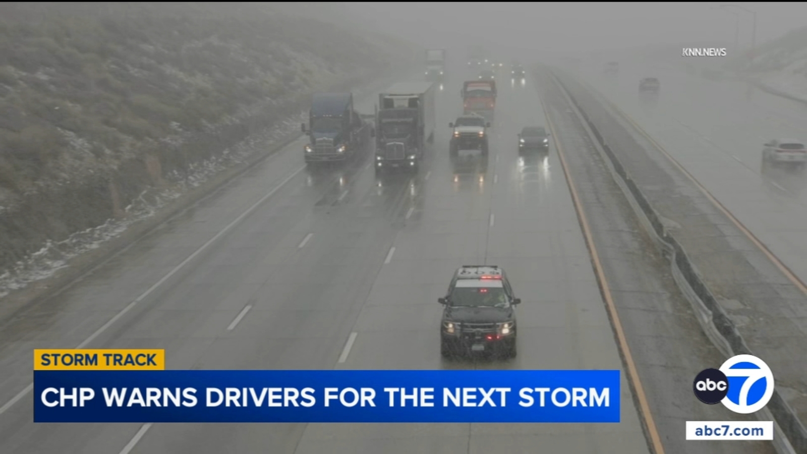 Snow could shut down 5 Freeway through the Grapevine