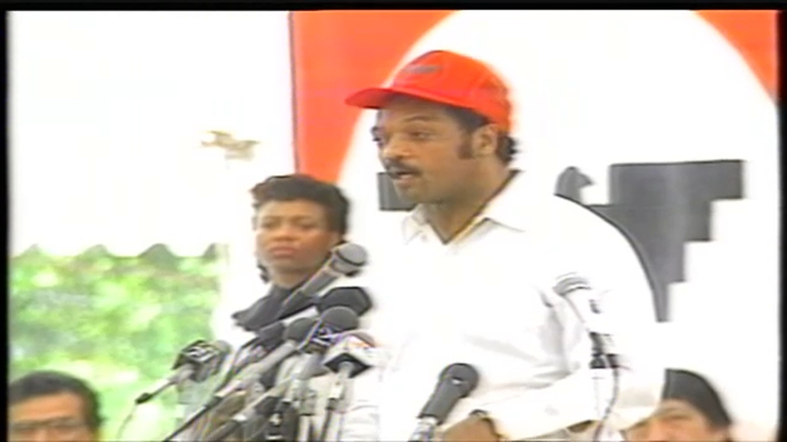 Reverend Jesse Jackson visited Central California in 1988
