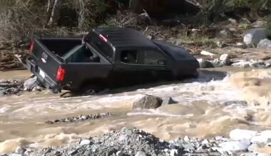 Body found amid search for man swept away by floodwaters in San Bernardino County