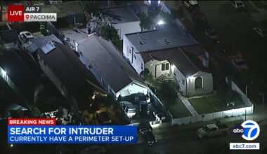 Suspected intruder barricaded inside Pacoima home