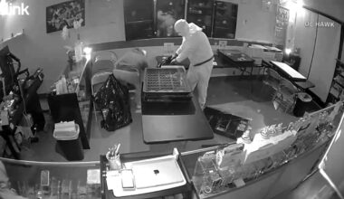 Thieves carve hole through drywall to steal high-value Pokemon cards from Do-We Collectibles store in Anaheim - VIDEO