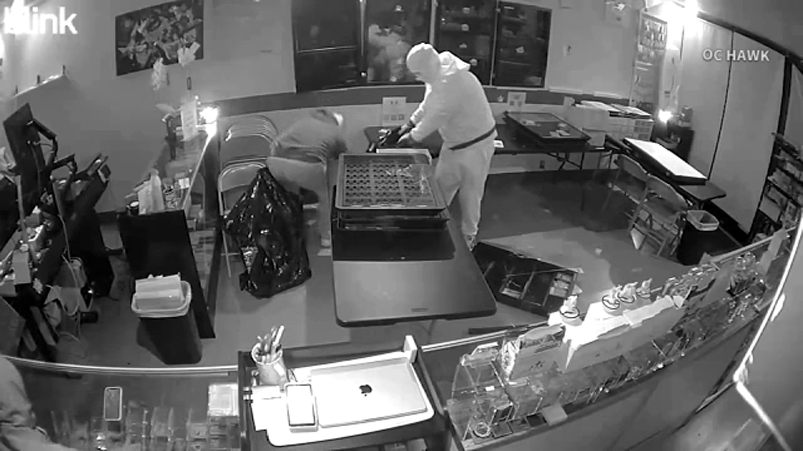 Thieves carve hole through drywall to steal high-value Pokemon cards from Do-We Collectibles store in Anaheim - VIDEO