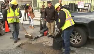 Rain in Los Angeles: Mayor Karen Bass says crews are stepping up pothole repairs after storms