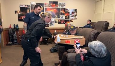Family receives replicas of late father's LAFD memorabilia lost in Eaton Fire