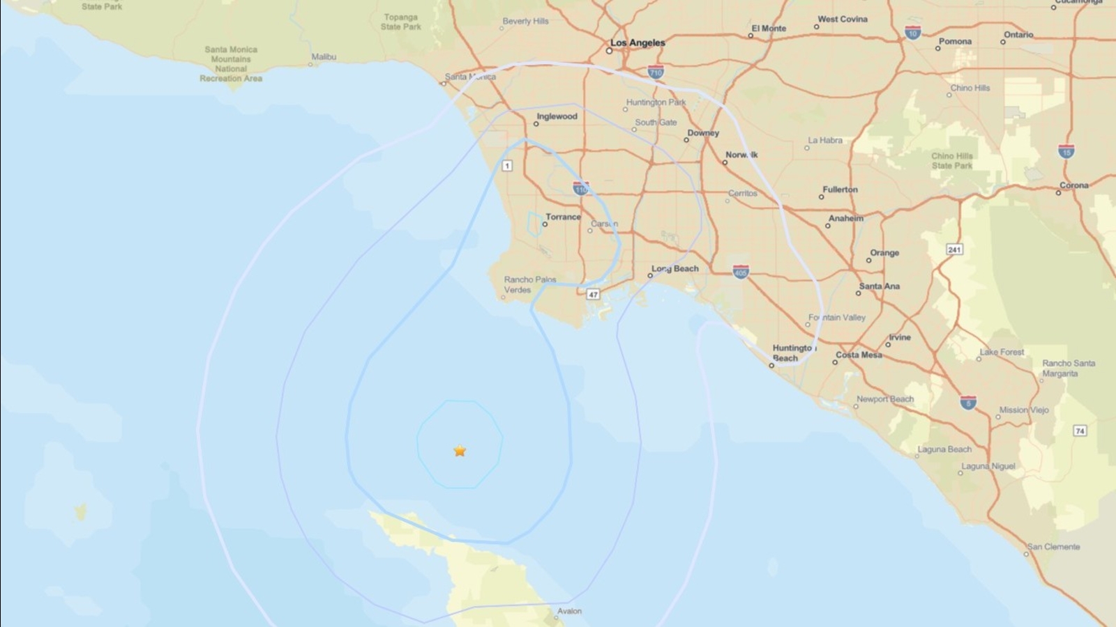 Preliminary 3.5-magnitude earthquake rattles Rancho Palos Verdes, Los Angeles County coastline, USGS says