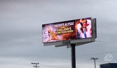 Alysa Liu's 2026 Winter Olympics historic gold medal wins celebrated in Oakland with billboard