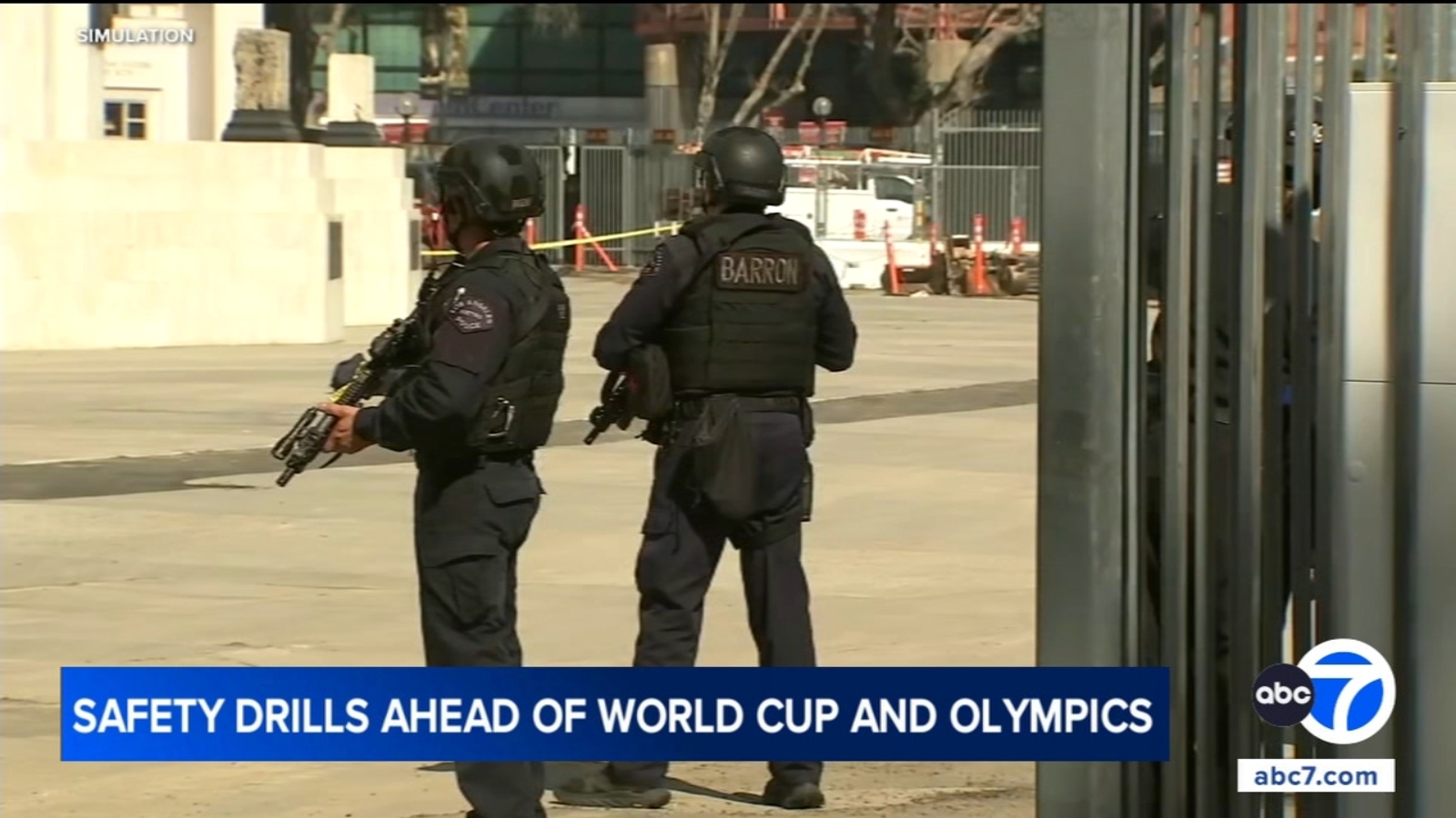 Law enforcement agencies unite for large-scale drill ahead of 2026 World Cup, 2027 Super Bowl and LA28 Olympics