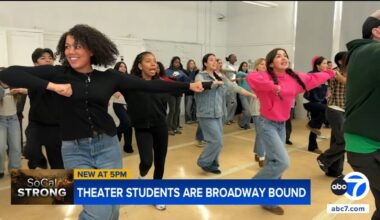 Theater students who lost school in Eaton Fire raise funds for Broadway trip