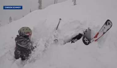 Friends from Sacramento rescue man buried in snow while skiing at Palisades Tahoe: video