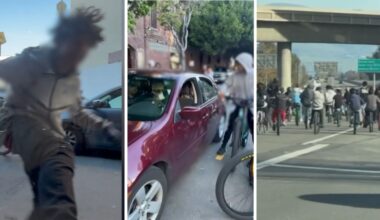Group in car attacked in San Francisco by dozens of bicycle riders in violent 'ride out'