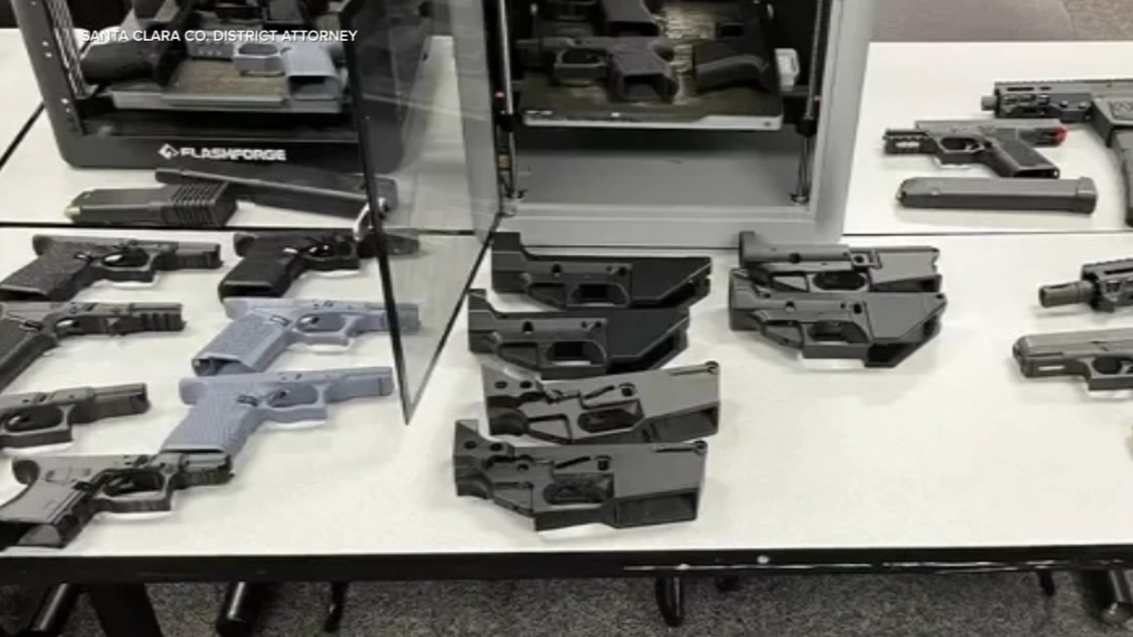 18-year-old San Jose man accused of 3D printing 27 ghost guns in bedroom, Santa Clara County District Attorney says