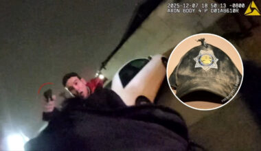 Newly released video shows shootout involving Fresno police, bullet hit officer's hat