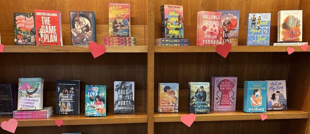 Romance novels on display at Vroman's Bookstore in Pasadena on Bookstore Romance Day on August, 9, 2025. (Photo by Erik Pedersen)