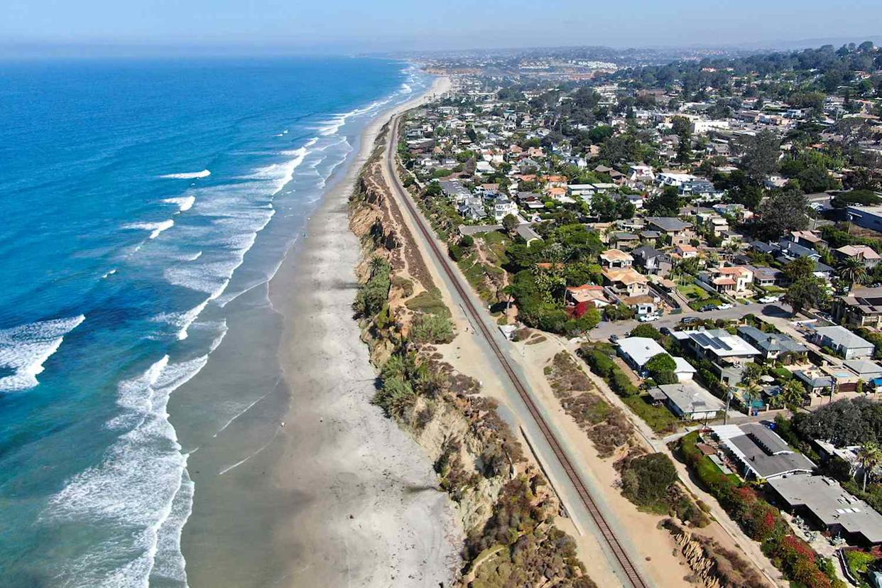 The beach of Del Mar, CaliforniaCredit: Getty