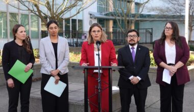 Politicians at a press conference