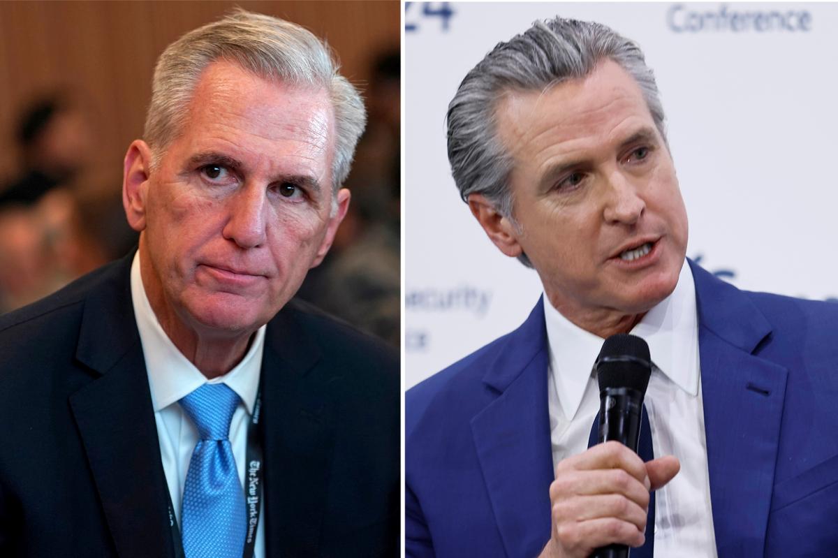 Kevin McCarthy blasts Gavin Newsom, says California is on a 'downward slope' from gov's leadership