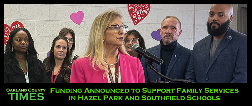 Funding Announced to Support Family Services in Hazel Park and Southfield Schools